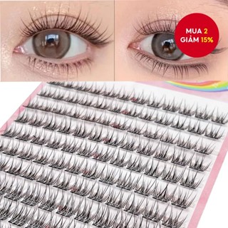 Lông Mi Giả 120 Lông Mi Cá Nhân Nhìn Tự Nhiên Trong Một Cụm, Thiết Kế Đuôi Cá