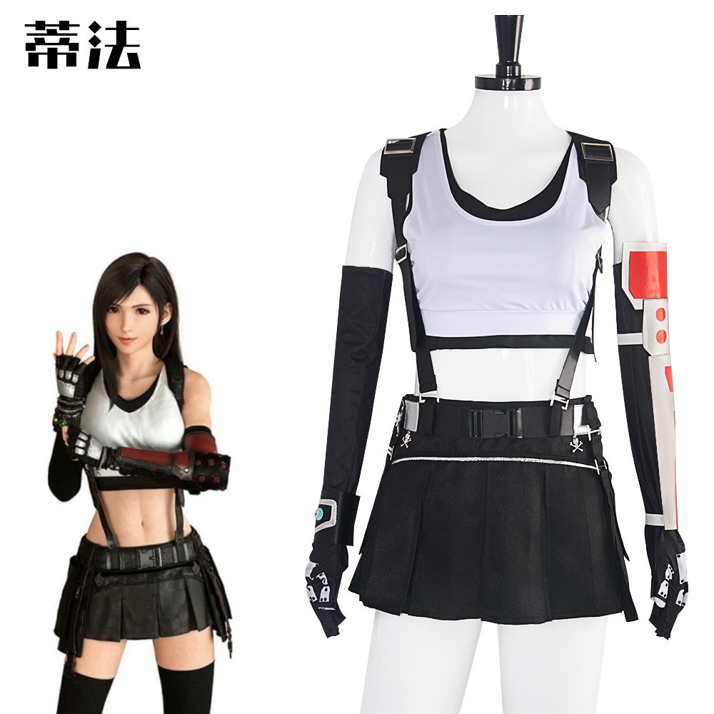 Final Fantasy 7 Đồ cosplay Tifa đơn giản hóa