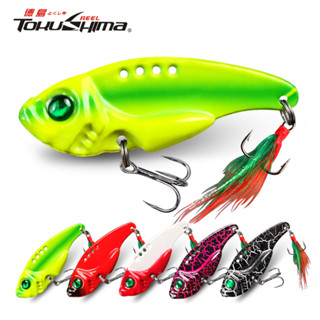 Mồi câu cá VIB kim loại có mắt 3D, muỗng mồi cứng chìm đa trọng lượng (3g đến 20g), phù hợp cho cả nước ngọt và nước mặn