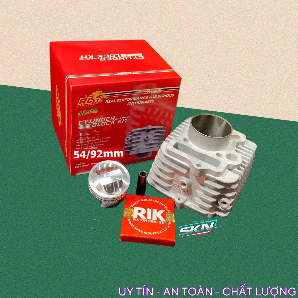 Bộ lòng REDLEO 54 cho hệ xe wave, dream, cub đầy đủ size chính hãng