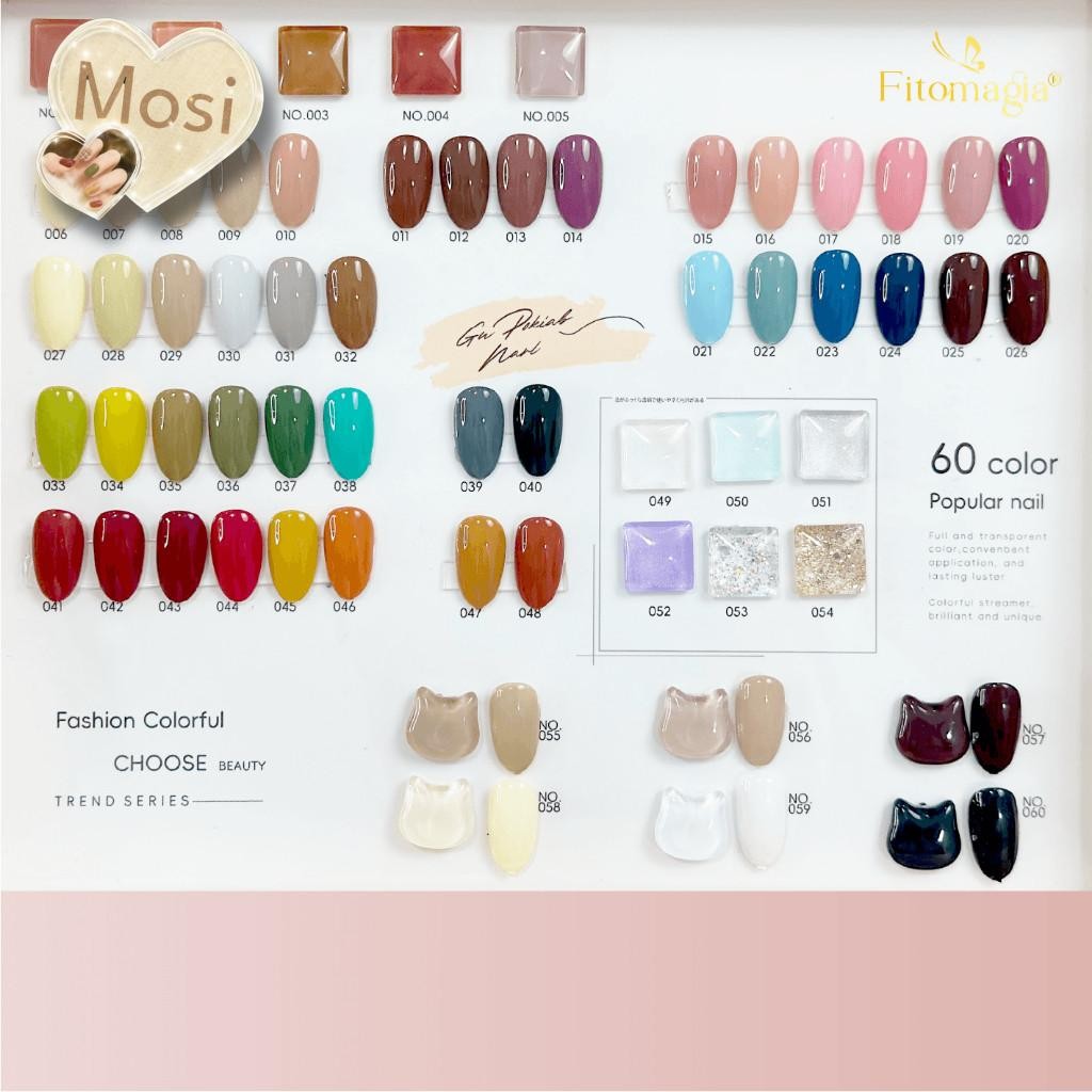 [Fitomagia04] (NO031 - 060) Sơn Color UV Gel FITOMAGIA Chính Hãng (60 MÀU) BÁN LẺ
