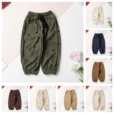 Quần trẻ em - ĐQ07, Quần nỉ nhung tăm LITIBABY size 2 đến 12 tuổi