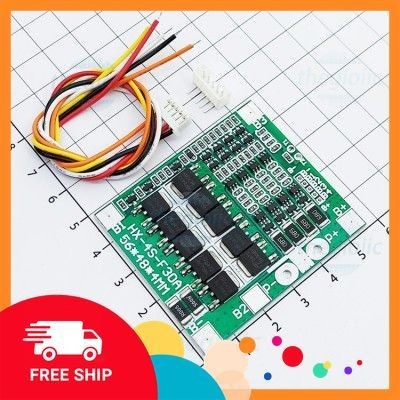 HX-4S-F30A Mạch Sạc Pin 18650 4 Viên 4S 30A Có Bảo Vệ Và Cân Bằng
