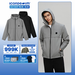 Áo Khoác Vải Dù Chống Tia UV Nam ICONDENIM Sun Shield Form Regular AKID0211