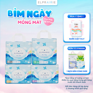 Combo 4 Tã/Bỉm Quần ELPRAIRIE Air Thin Nội Địa Hàn Siêu Mỏng Thấm Hút, Mềm Mại Chống Hăm Size L-XL-XXL Cho Bé Từ 9-25Kg