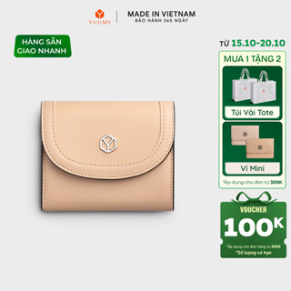 Ví Yuumy (Thời trang nữ dáng ngắn nhỏ gọn xinh xắn - Ví da Seasand YV105) Bagsmart