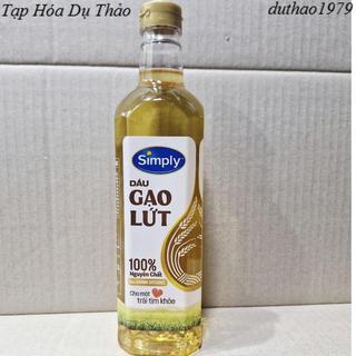 Dầu Gạo  Lứt / Đậu Nành Simply 1L