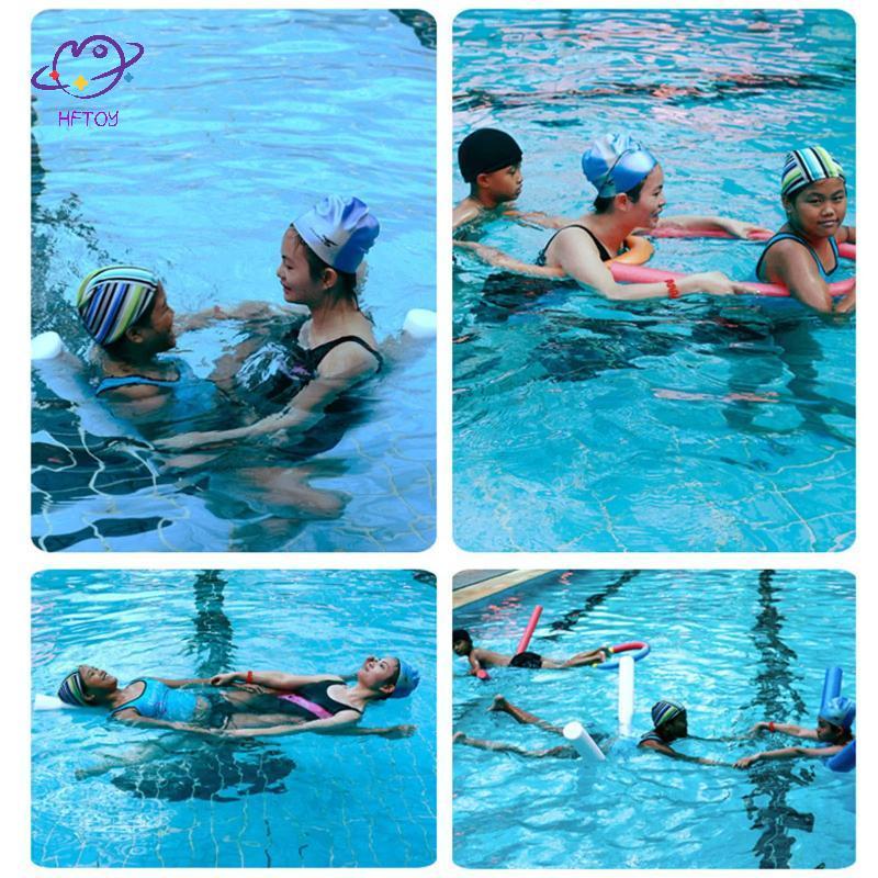 HFTOY 65x1500 / 75x1500Swimming Pool Foam Noodle Float Aid Swim Noodle Ring Phao Sti Màu Ngẫu Nhiên 