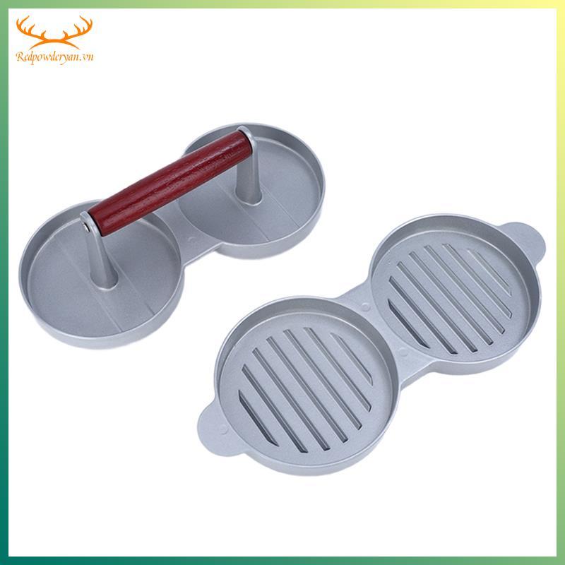 [Redpowderyan.vn] Press Burger Mold Round Burger Press Making Hamburger Patty Maker Kit