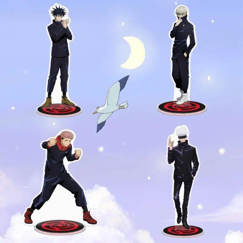 Anime Standee acrylic dành cho Jjk Fushiguro Megumi Inumaki Toge Inumaki Toge Gojo Satoru acrylic mô