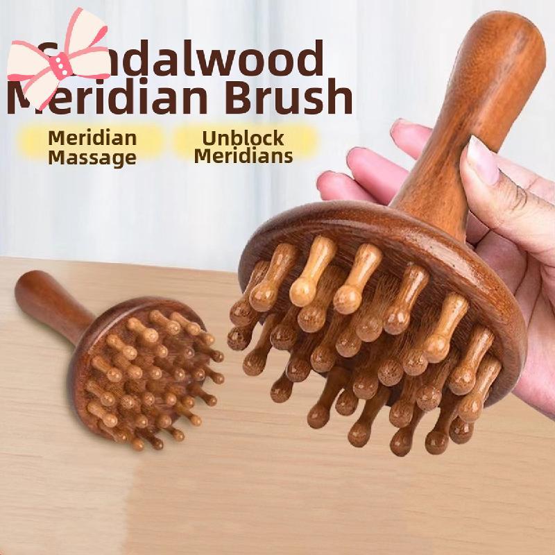 Bàn chải Massage kinh tuyến bằng gỗ, Máy mát xa toàn thân, Bàn chải mát xa bụng