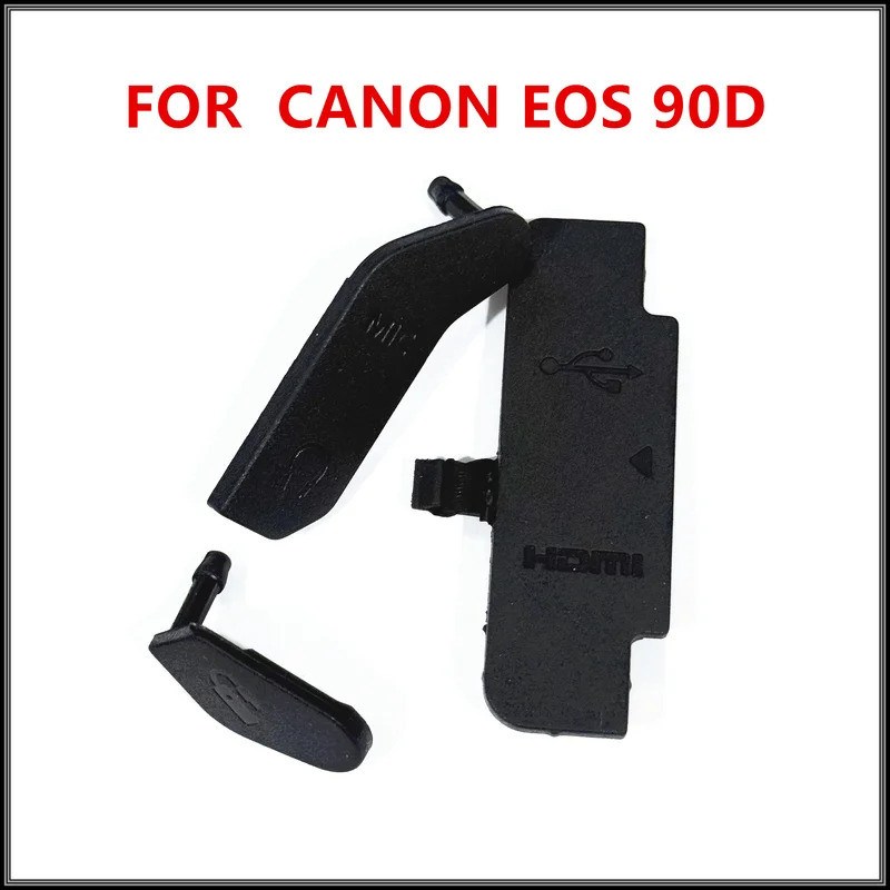 * Sao chép MỚI Cho Canon EOS 90D Cổng USB Vỏ Cao Su Giao Diện HDMI MIC Nắp Thiết Bị Đầu Cuối Nắp Cửa