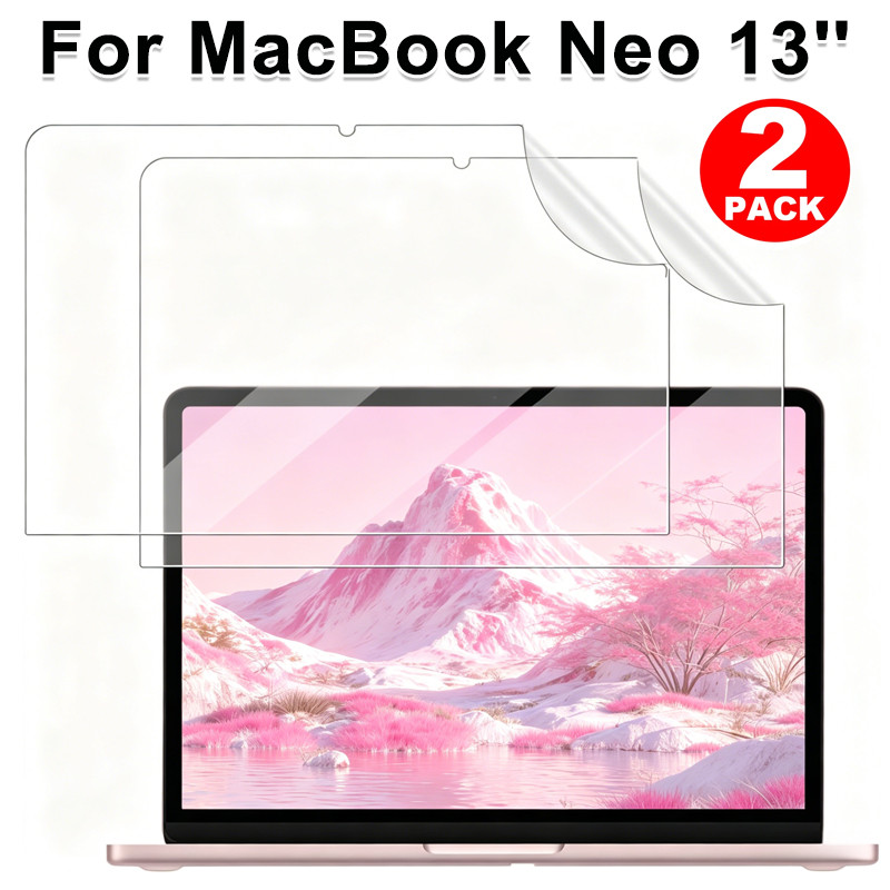 Dành Cho MacBook Neo 13 inch HD Bảo Vệ Màn Hình Chống Trầy Xước Mềm PET Phim Bảo Vệ Full Cover Phim 