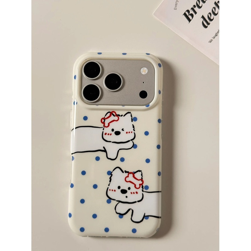 Ốp Điện Thoại Thích Hợp Cho iPhone XS XR XSMAX 11 12 13 14 15 16 17 Pro max Plus Air Bow Polka Dot P