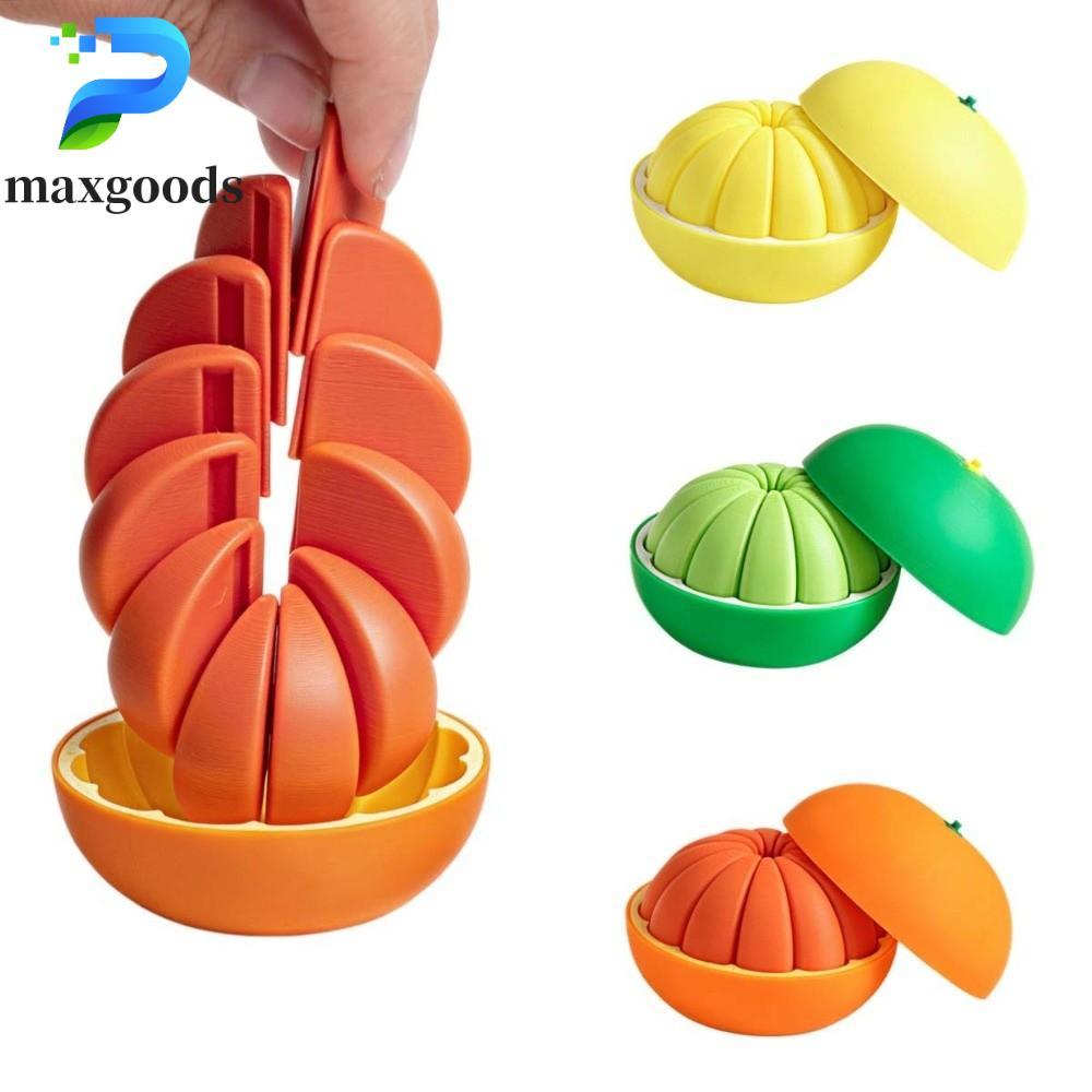 MAXGOODS Cam Đồ Chơi Giải Nén, Bóng Biến Dạng PLA Nhựa 3D In Cam, Đồ Trang Trí Sáng Tạo Thủ Công Mỹ 