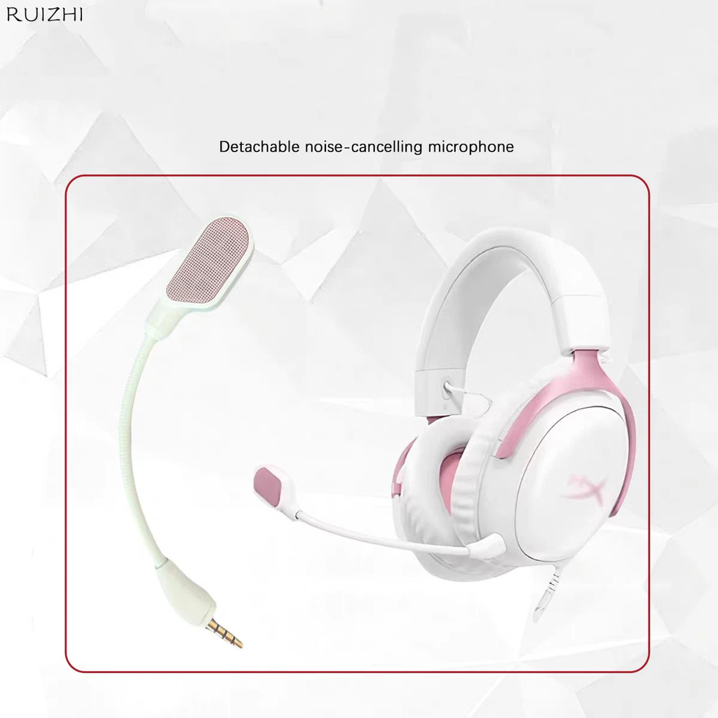 Trò Chơi Thay Thế Mic 3.5 Mm Micro Cho Tai Nghe Chơi Game HyperX Cloud 3 III Tai Nghe Cloud3 Trắng H