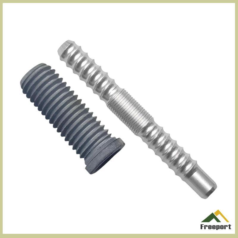 Dễ dàng lắp đặt Bể Cue Joint Pin Bida Cue Shaft Connector cho 3 / 8 X 8 Cue