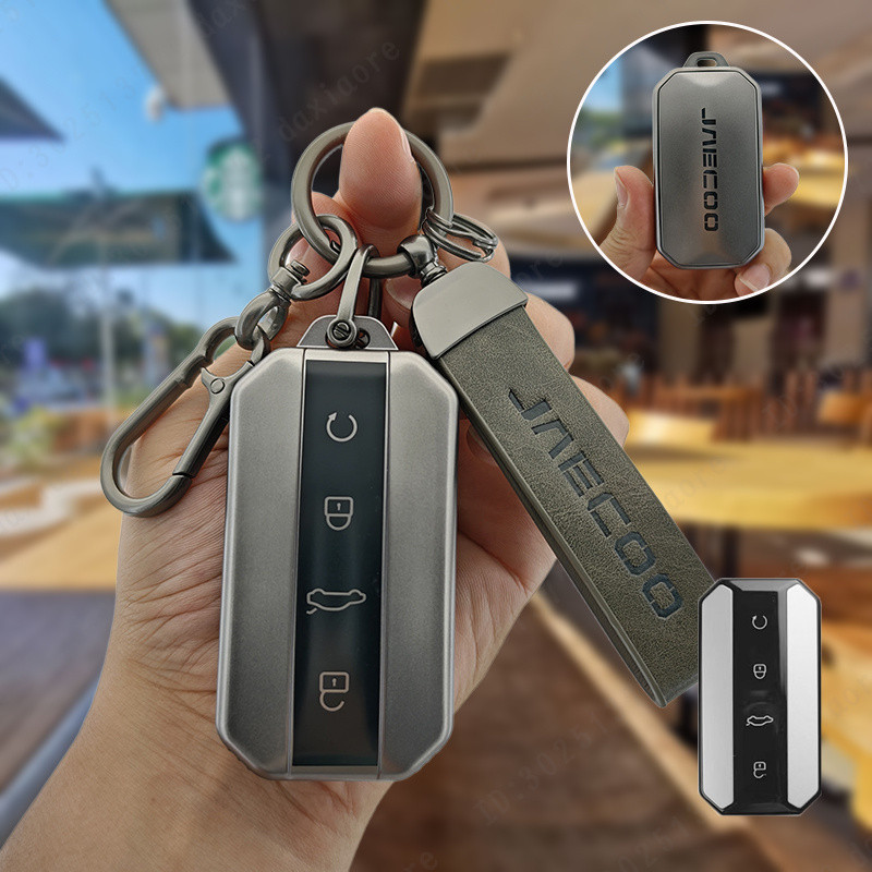 Chìa Khóa Cho JAECOO J5 EV JAECOO5 J7 2025 TPU Bọc Chìa Khóa Xe móc chìa khoá ô tô vỏ
