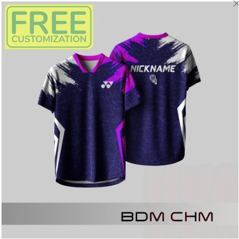 [TÙY CHỈNH MIỄN PHÍ] JERSEY BADMINTON MALAYSIA (TẤT CẢ ENGLAND 2025), JERSI BADMINTON MALAYSIA 2025 