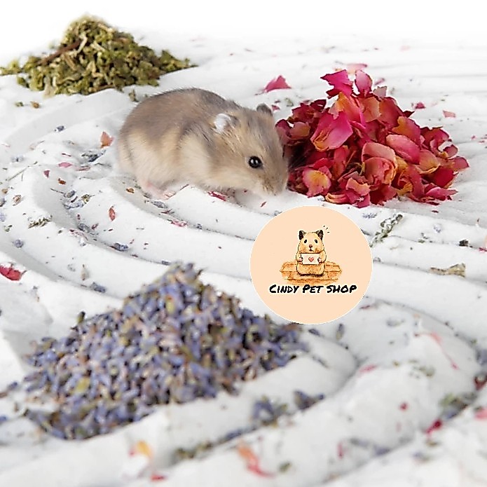 Cát tắm Lizzy 1kg full mùi hương cho Hamster