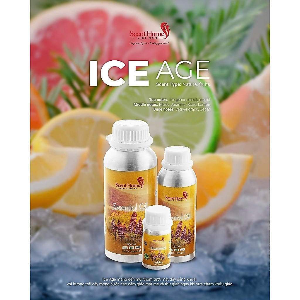 [Chính hãng] Tinh dầu Ice Age - ScentHomes ( Ice Age - 50ml,100ml,250ml)
