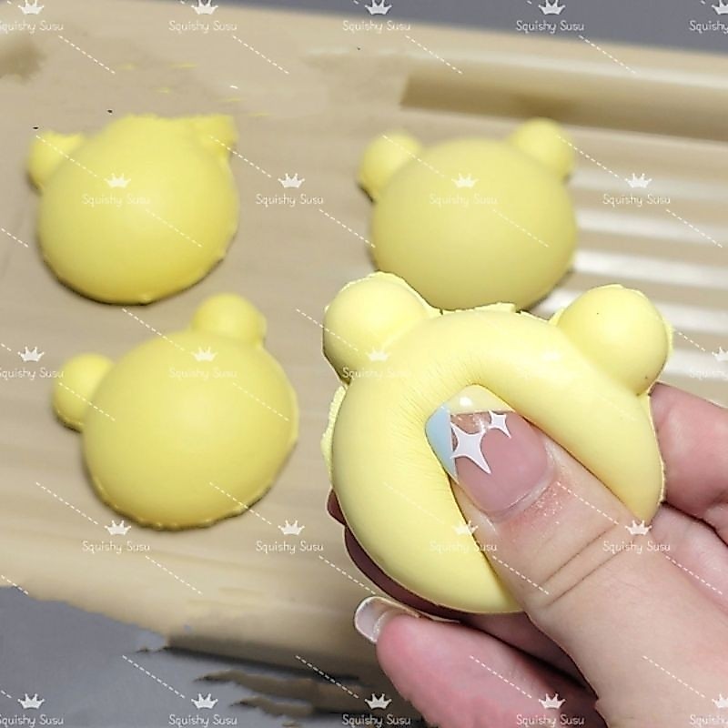Squishy Mặt Gấu Mini Siêu Mềm Chậm Tăng
