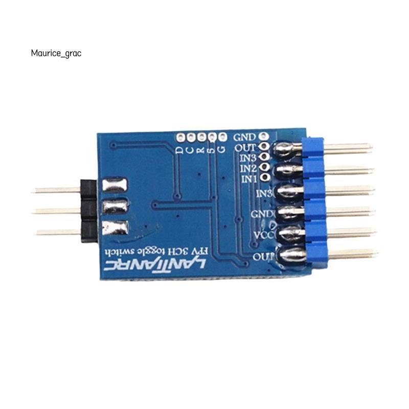 FPV 3CH Chuyển Đổi Mô-đun Chuyển Đổi Công Tắc Camera Công Tắc Pm 5-12V Video Switcher Tương Thích Vớ