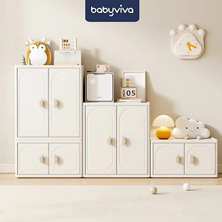 Tủ quần áo cho bé babyviva cao cấp có thanh treo đồ kết hợp tủ đựng đồ chơi cho bé