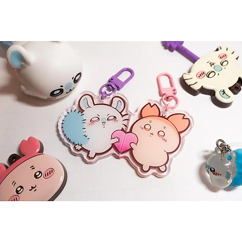 momonga heart kanichan magnetic keychain