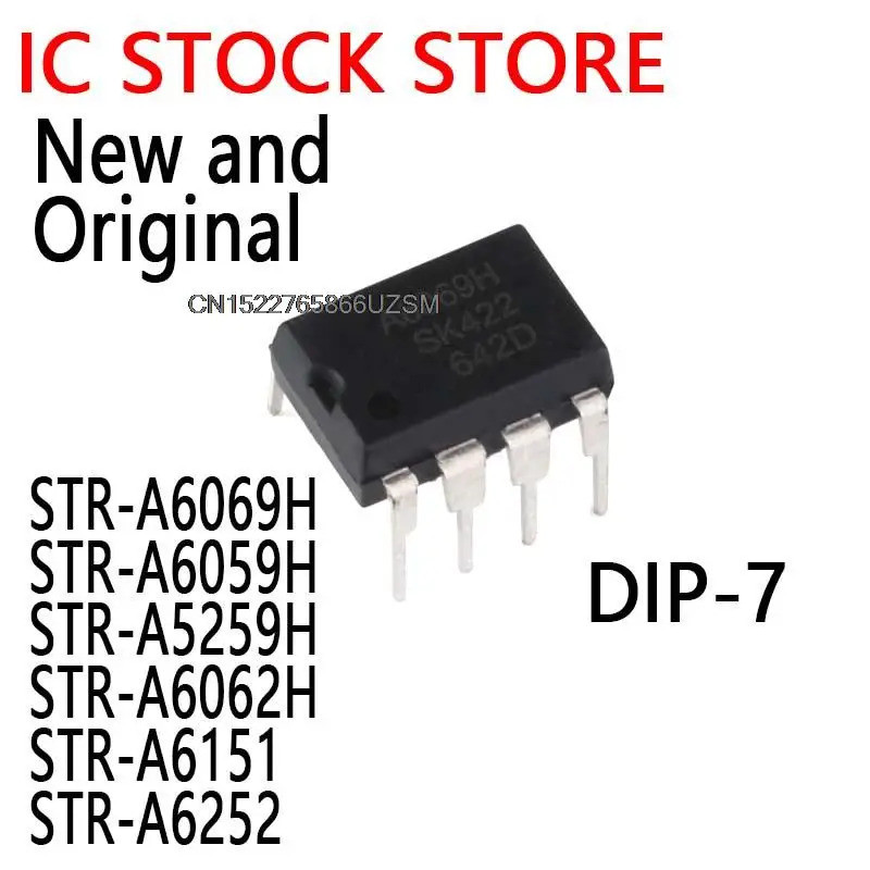 5 CÁI A6069H A6069 A6059H A5259H STR-A6069H STR-A6059H STR-A5259H STR-A6062H STR-A6151 STR-A6252 DIP