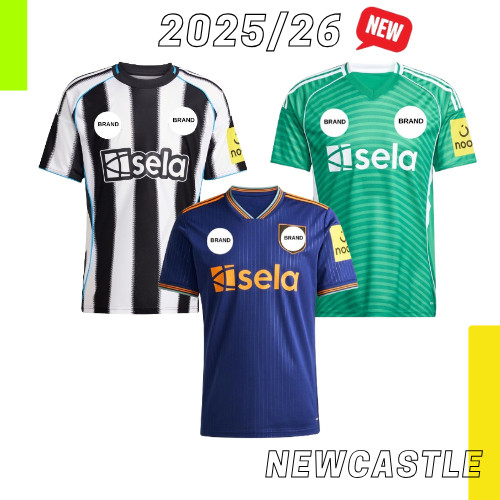 (MỚI) Newcastle _ United Home Kit 2025 / 26 Áo bóng đá Fan Player Issue Áo bóng đá chất lượng giá rẻ