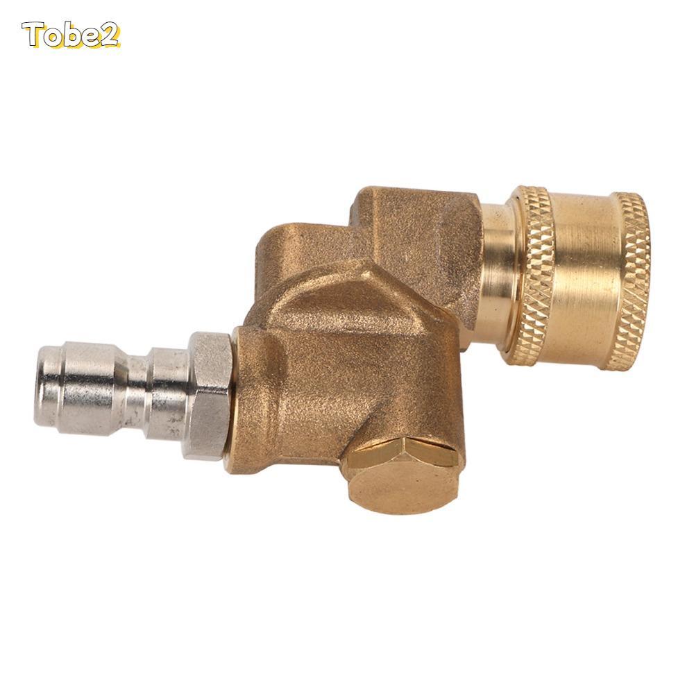 Bộ ghép nối xoay máy rửa áp lực TOBE2, Bộ ghép nối xoay kết nối nhanh 4500 PSI 1 / 4 ”, Bộ nối vòi p
