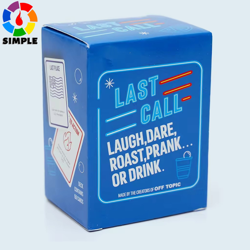 Off Topic Last Call Drinking Game for Adults - Drunk Game Cards for Parties and Group Game Nights