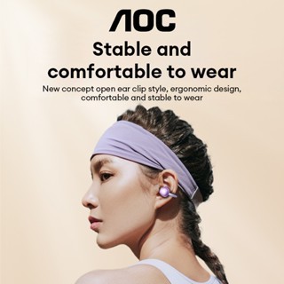 Tai nghe Bluetooth AOC ACD2544 và Tai nghe kẹp tai mở không dây có độ trễ thấp để chơi game cộng với âm thanh nổi HiFi và vừa vặn thoải mái | BigBuy360 - bigbuy360.vn