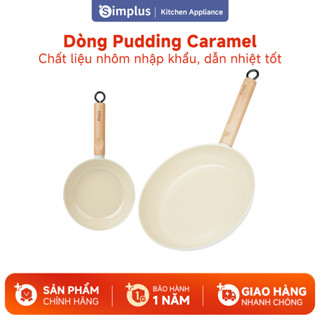 Simplus×INSSA Chảo chống dính 18/24cm - Chảo gia dụng bếp gas cảm ứng chảo rán chảo gốm chảo rán GUOJ022-23