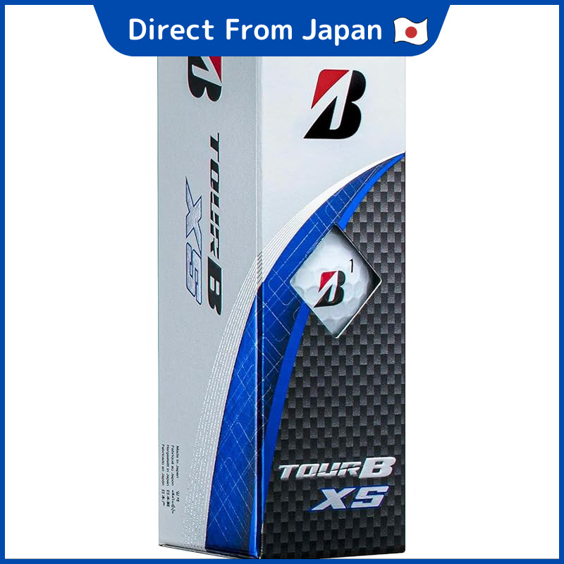 BRIDGESTONE Golf Balls TOUR B XS 2024 Model Sleeve Box, 3 Balls, Corporate Color S4CXJ