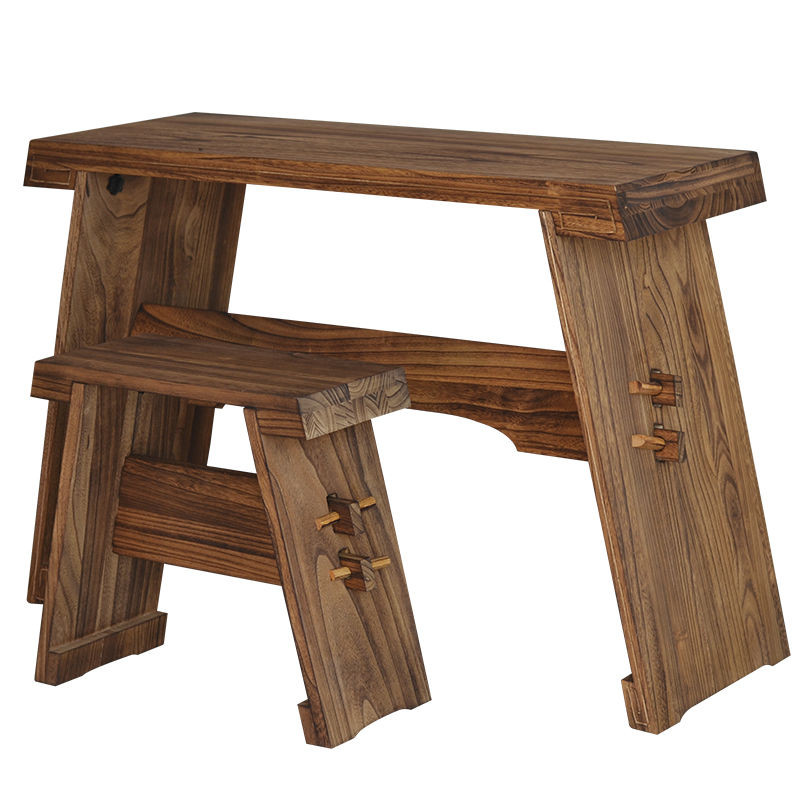 Guqin ghế để bàn hộp cộng hưởng gỗ cứng phong cách cổ điển Gỗ paulownia bàn guqin có thể tháo rời lắ
