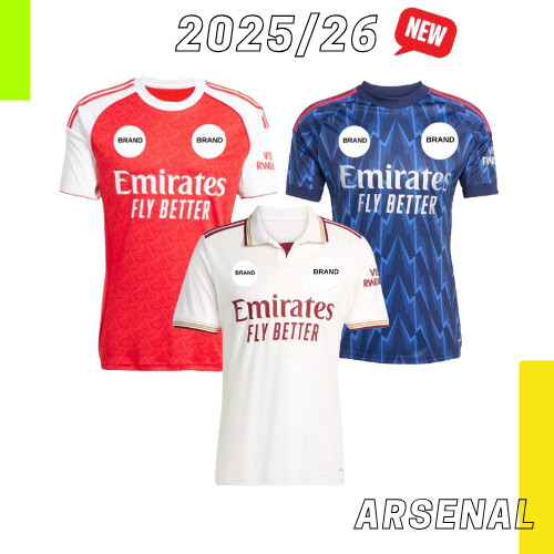 Arsenal _ Home Away Thứ 3 Bộ thứ 3 25 / 26 Áo bóng đá Fan Player Issue Jersey Murah Kualiti Baju Jer