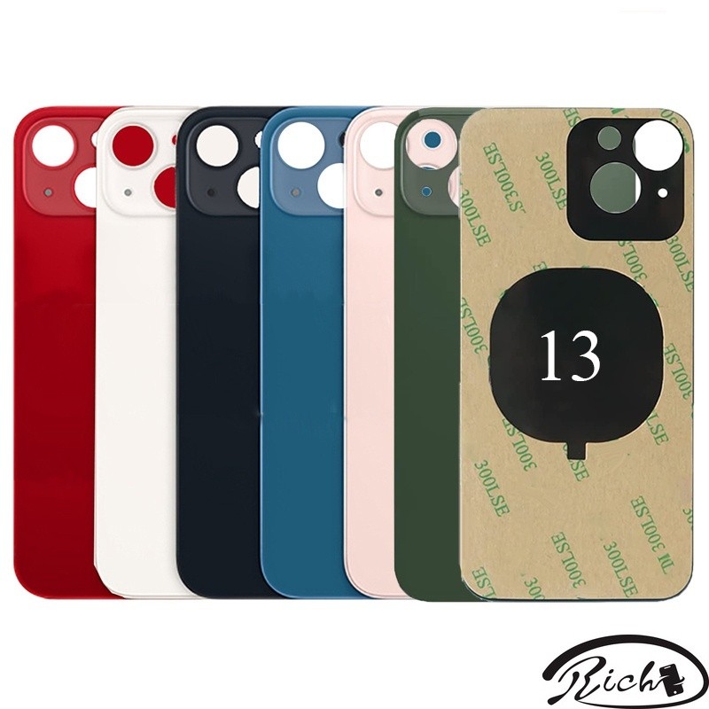 Chất Lượng Cao Lỗ Lớn Mặt Sau Kính Pin Dành Cho iPhone 13 Pro Max Nhà Ở Cho iPhone 13 Mặt Sau Pin Cử