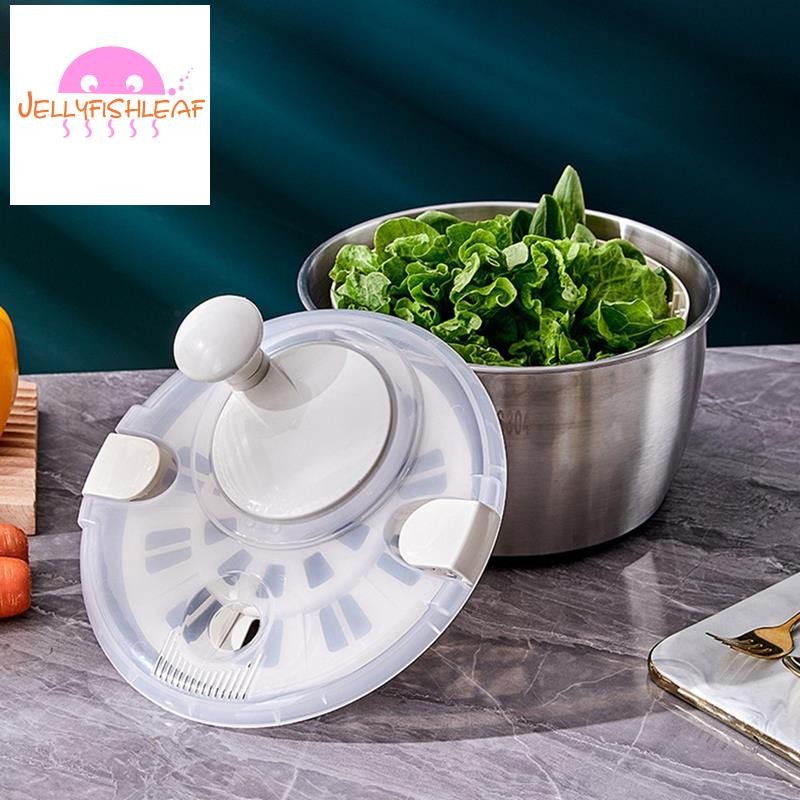 🔥Salad Spinner Trái Cây Spinner Lọc Nhà Bếp Salad Spinner, Xà lách Spinner, Máy Giặt Trái Cây Đen Ló