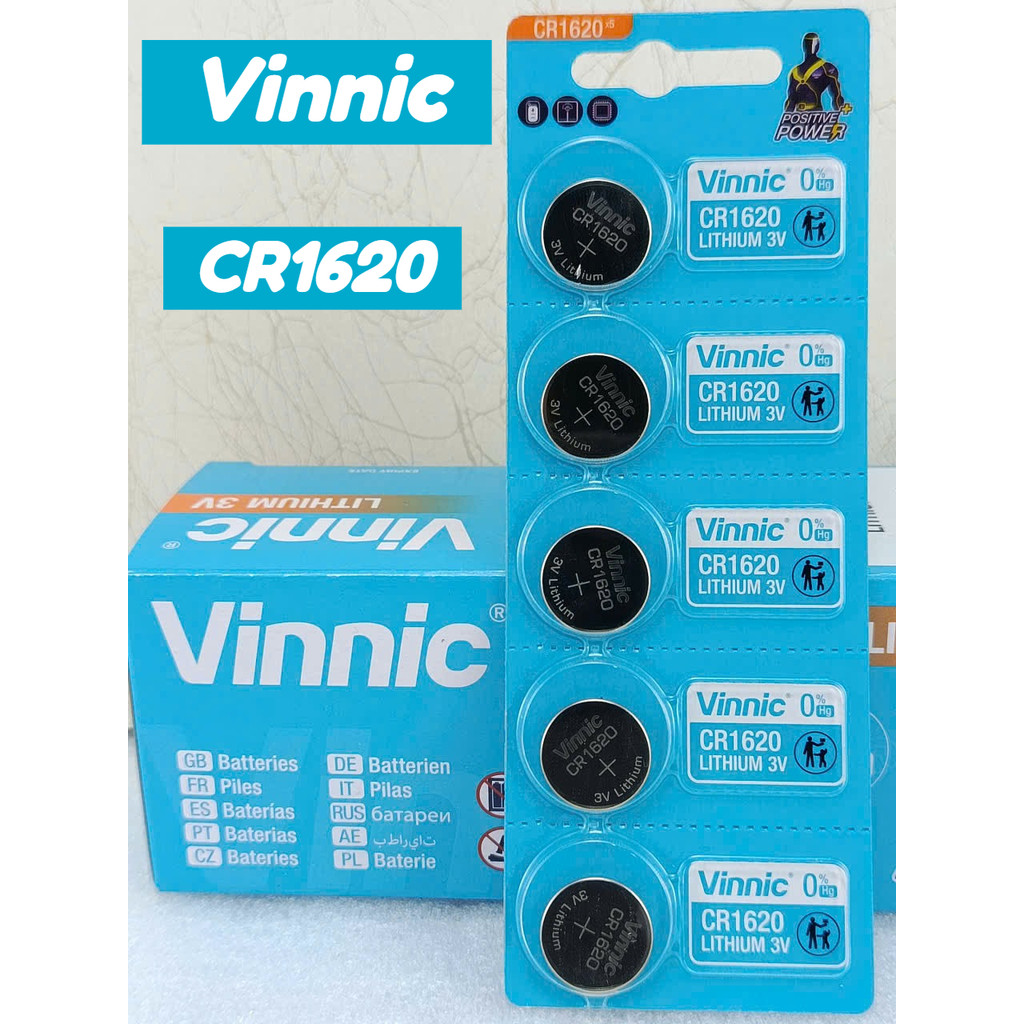 Pin Đồng Hồ CR1620 1620 VINNIC hàng chính hãng