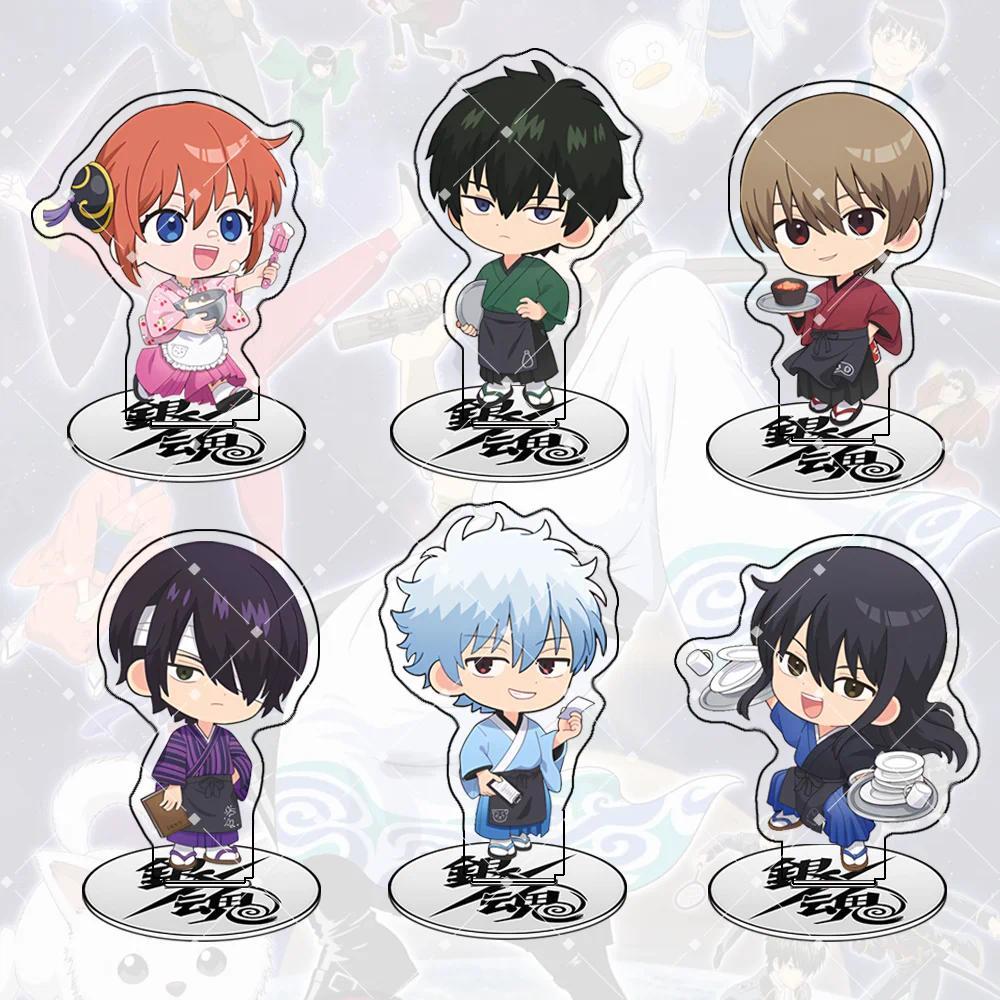 New Gintama Sakata Gintoki Hijikata Toshiro  Acrylic Stand Dễ thương keychain Acrylic Figure desktop