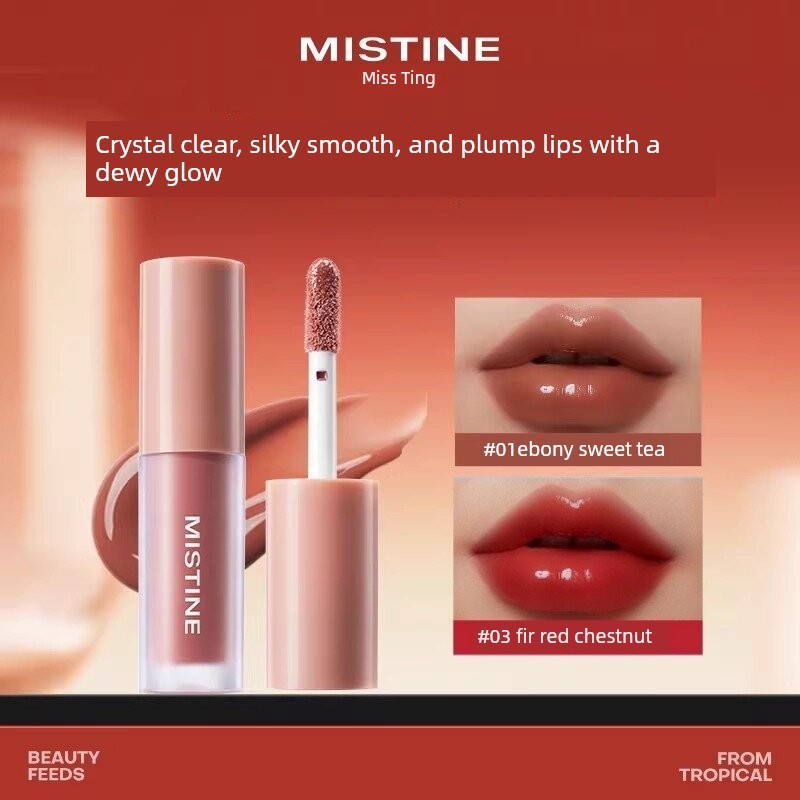 | 【his romand】 | MISTINE MISTINE Thương hiệu mới được nâng cấp Crystal Frozen Water Gloss Lip Gloss 