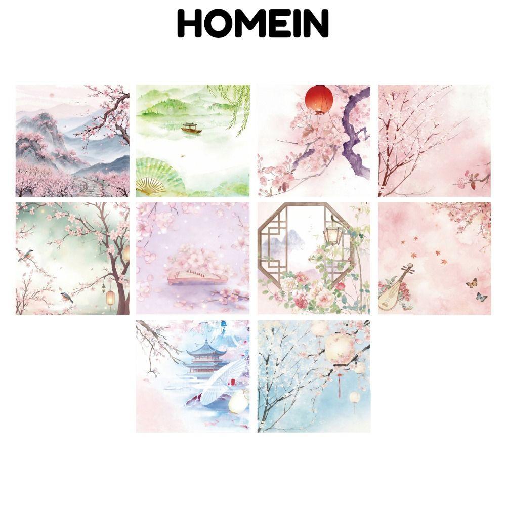HOMEIN 60 tờ Giấy Origami, Giấy thủ công hoa anh đào in hai mặt, Phong cách Trung Quốc Trang trí pho