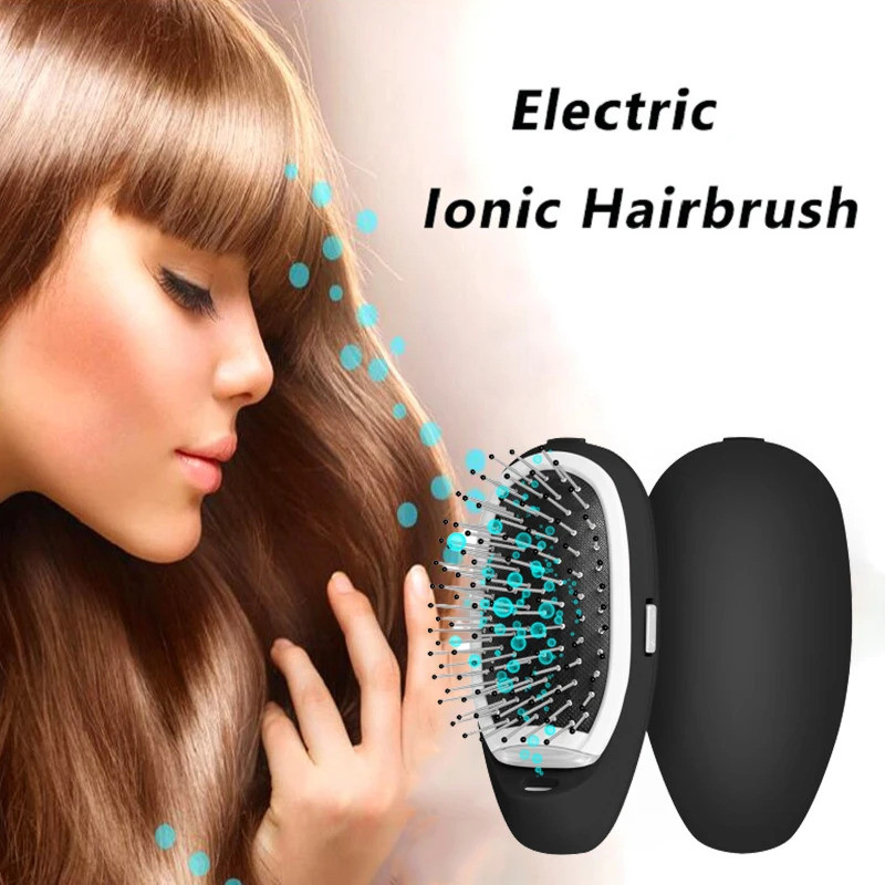 Màu đen Ionic Tạo Kiểu Tóc Mờ Ion Bàn Chải Tóc Lược Làm Mẫu Magic Beauty Massage Bàn Chải Làm Cho Tó