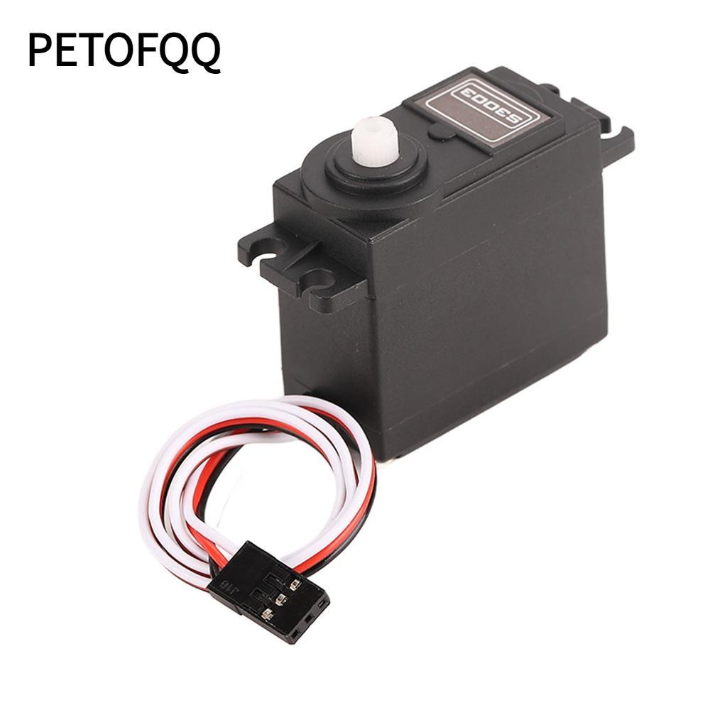 Động cơ servo tiêu chuẩn PETOFQ, Động cơ servo RC có độ ồn thấp xoay 180 độ, Động cơ servo kỹ thuật 