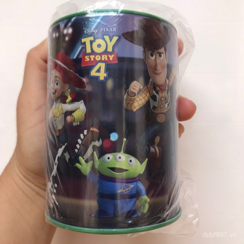 Disni Toy Story Piggy Bank Bút Bộ sưu tập Tinplate Piggy Bank Quà tặng NVH3