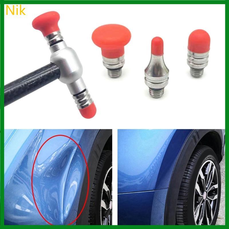 Nik Auto Body Paintless Dent Repair Tap Down Hammer Đầu cao su Blend Hammer Mẹo