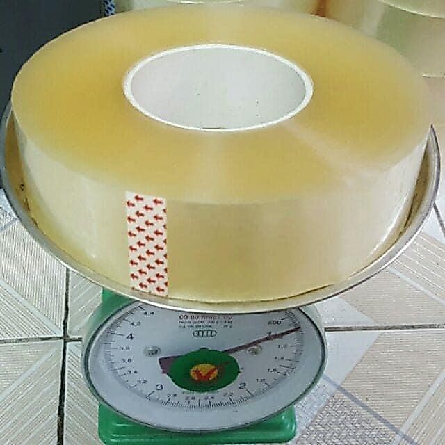 Băng dính 1kg lõi nhựa siêu mỏng 2.4mm
