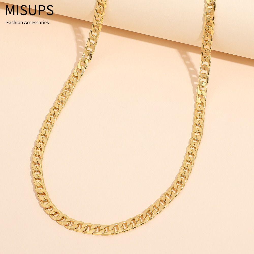 Vòng Cổ Mạ Vàng, Vòng Cổ 18K Kim Loại 18K, Thời Trang Mạ Nhiều Kích Cỡ Tay Mạ Nam